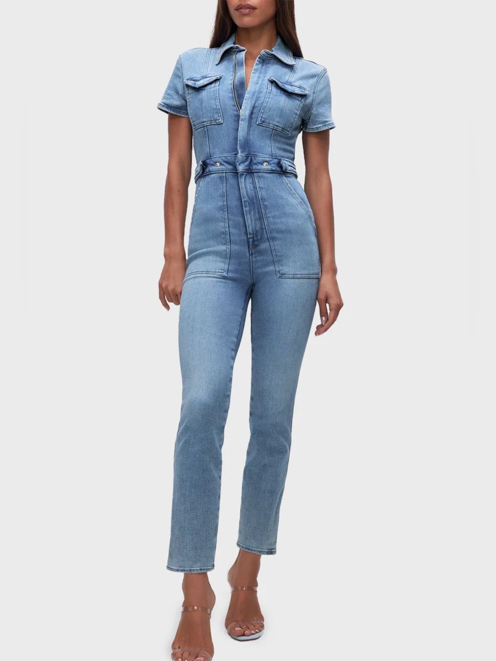 $200 NWT Good American Fit For Success Jumpsuit